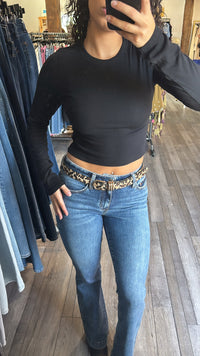 Wish Ribbed Long Sleeve Top