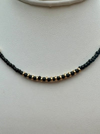 Black Seed Bead Necklace