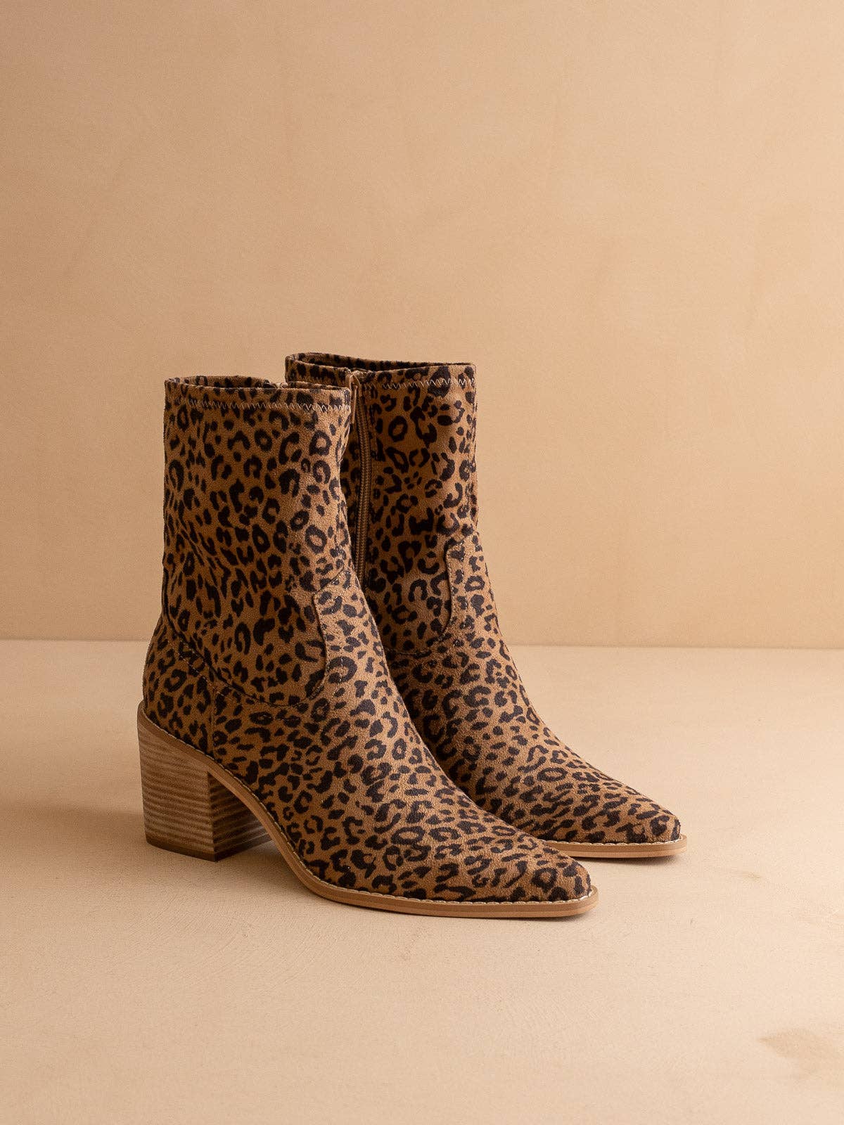 The Vienna | Leopard Sleek Ankle Bootie