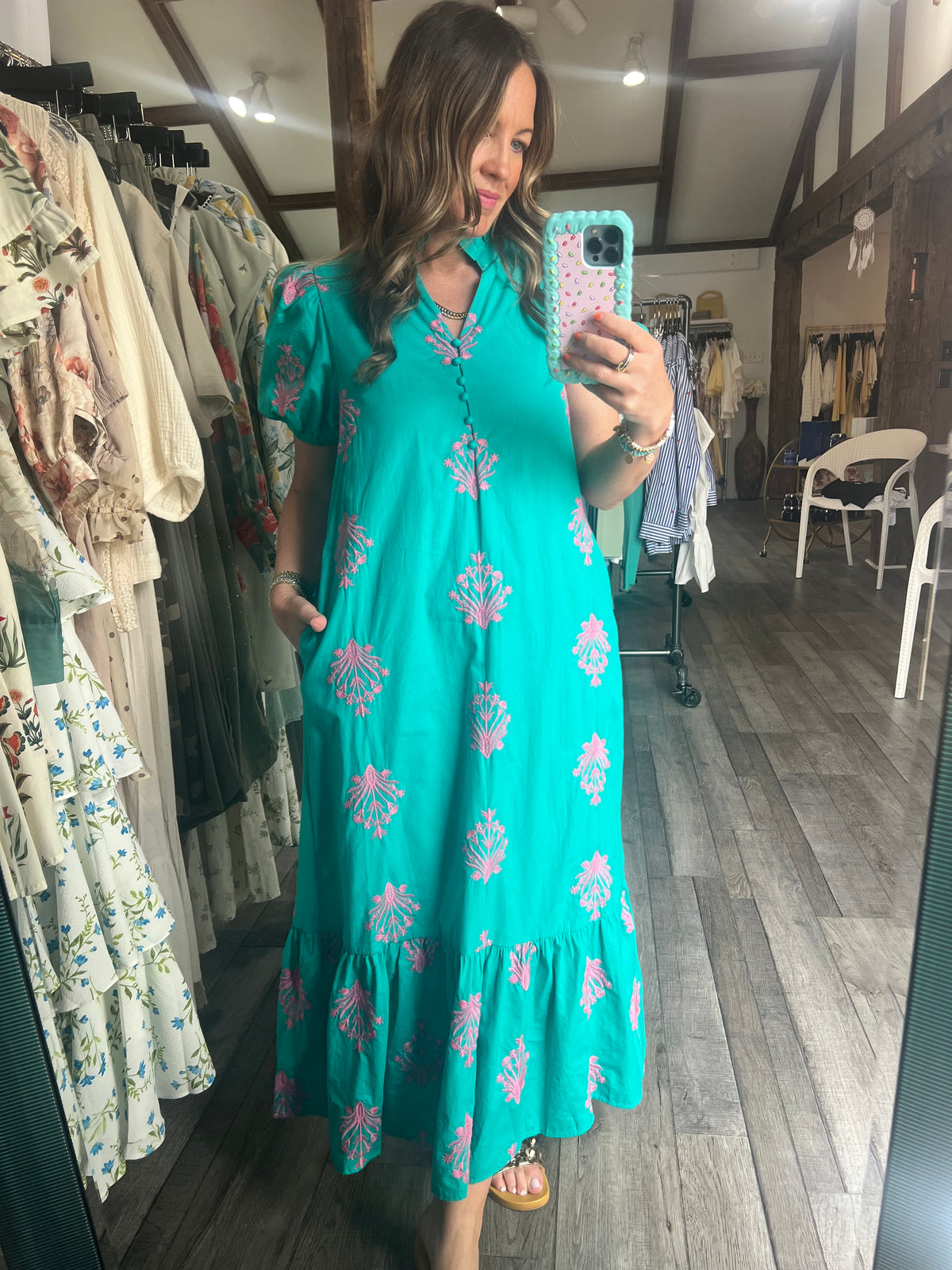 Peacock Blossom Dress
