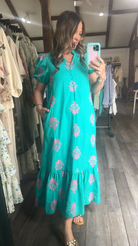 Peacock Blossom Dress
