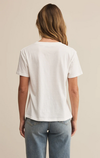 Weekdays V-Neck Tee White