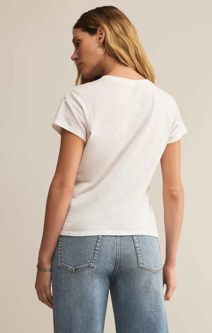 Modern Slub Tee White