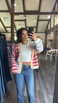Melanie Multi Stripe Cardigan