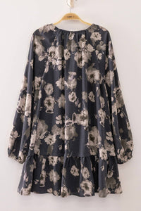 Fawning For Floral Tiered Dress