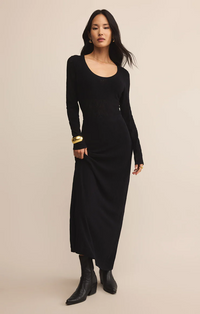 Tibi Scoop Mesh Sweater Black