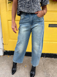 Denim Barrel Pant