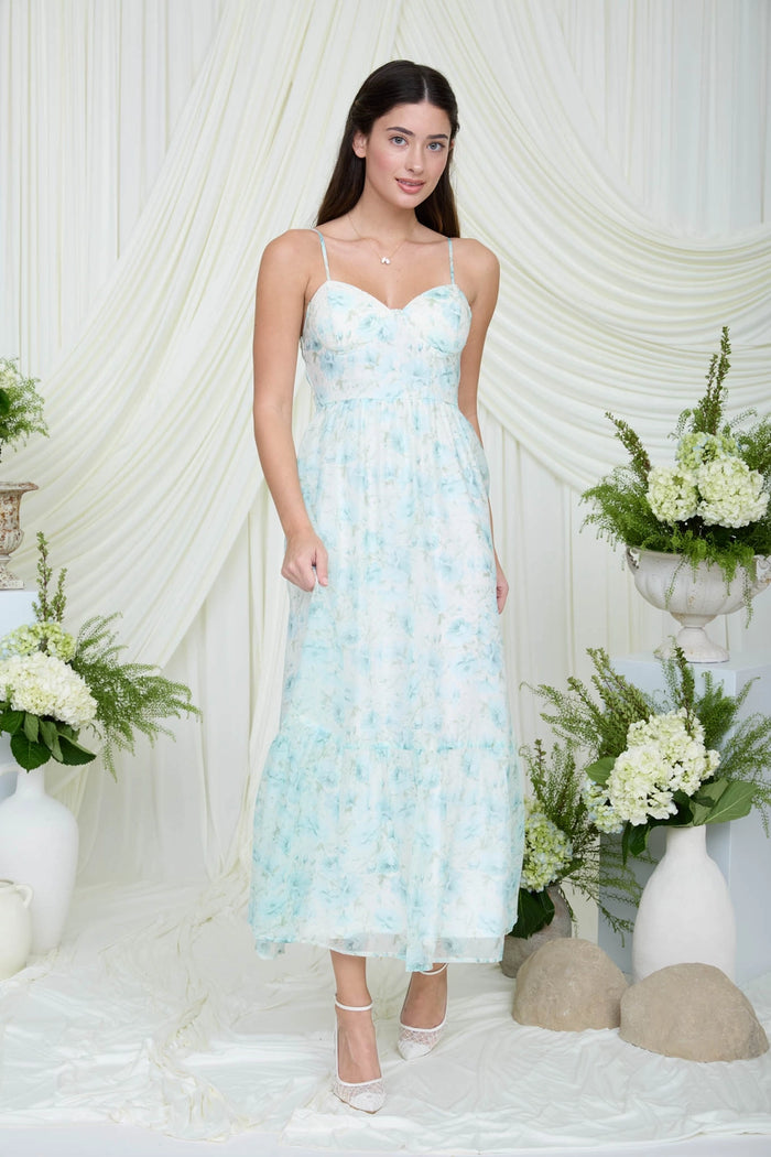 Fairycore Mint Corset Dress