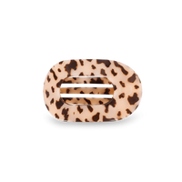 Blonde Tortoise Small Flat Round Hair Clip