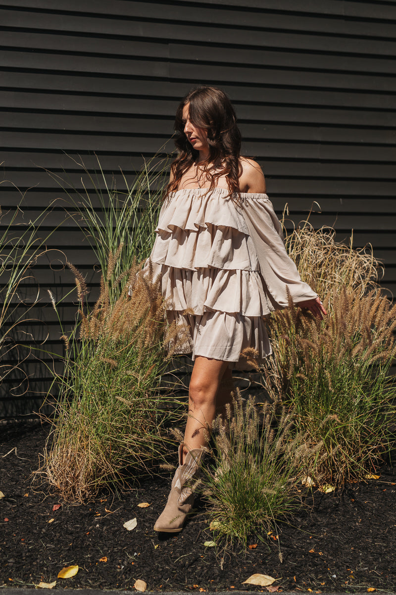 Tate Tiered Ruffle Mini Dress