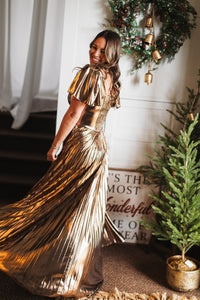 24 Karat Twist Front Dress