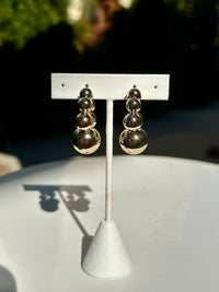Large Ball Hoop Earring