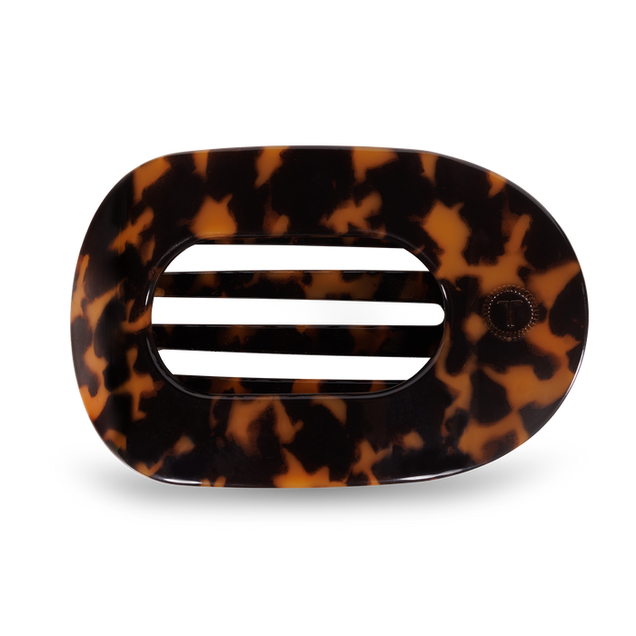Round Flat Hair Clip | Large | Tortoise
