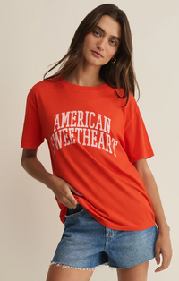 Sweetheart Boyfriend Tee Lychee