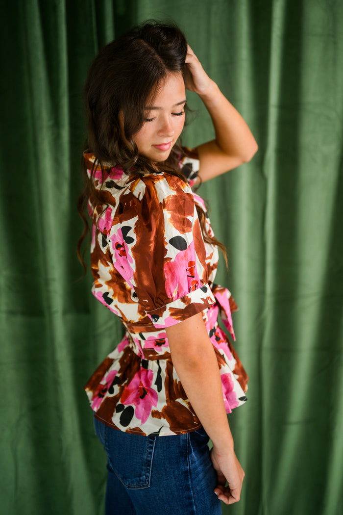 Carmel Floral Delight Top