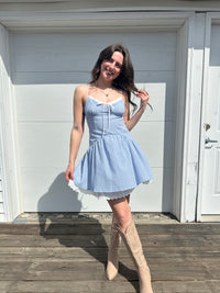 Miette Dress Pale Blue