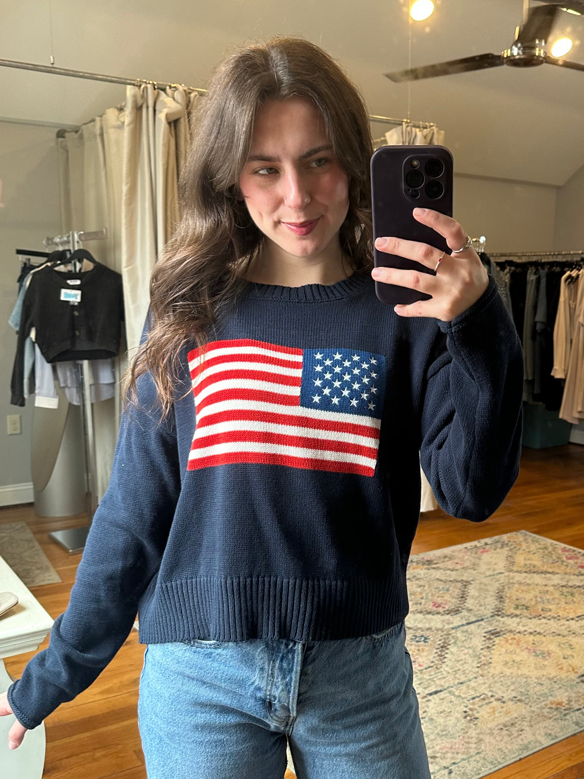 Sienna Patriot Sweater Navy