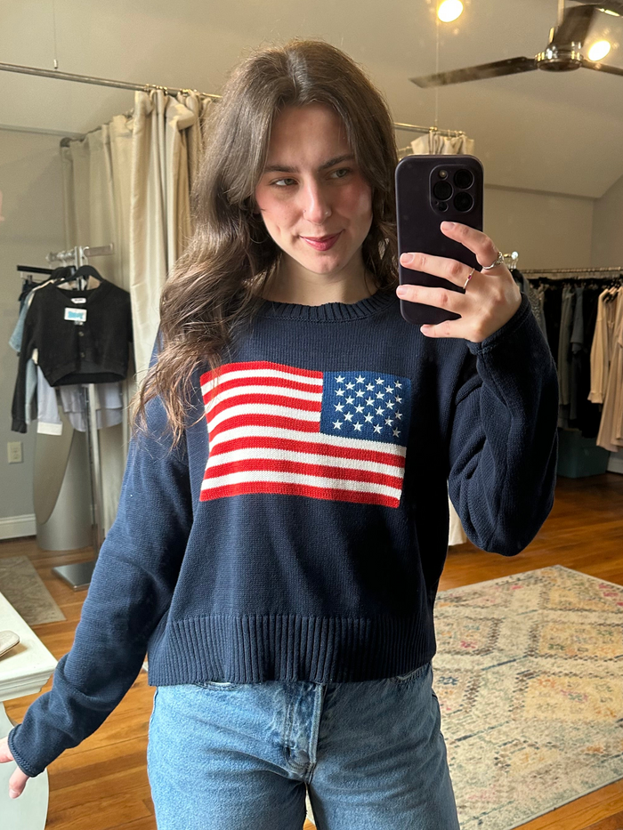 Sienna Patriot Sweater Navy