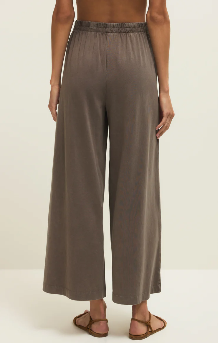 Scout Jersey Crop Flare Pant Perfectly Taupe