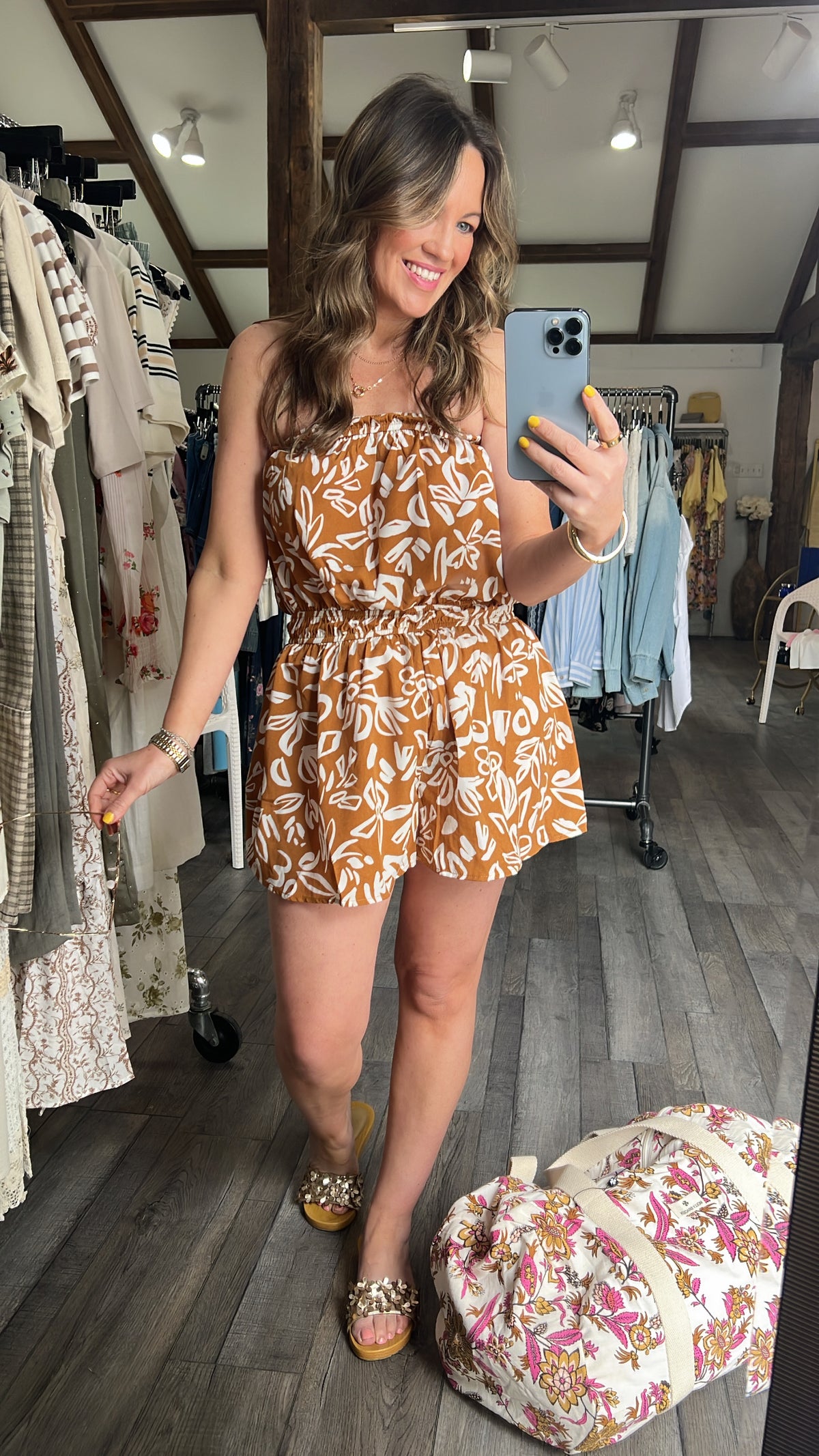 Earthy Resort Romper