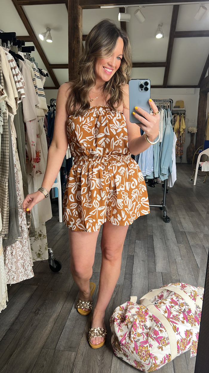 Earthy Resort Romper