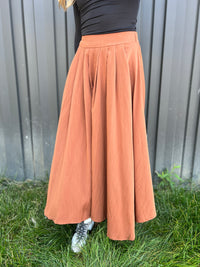 Brenda Brown Midi Skirt