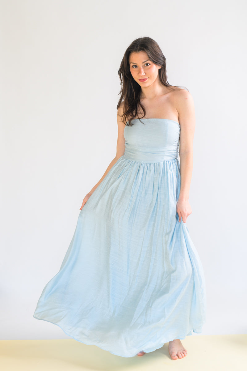 Soft Breeze Strapless Dress