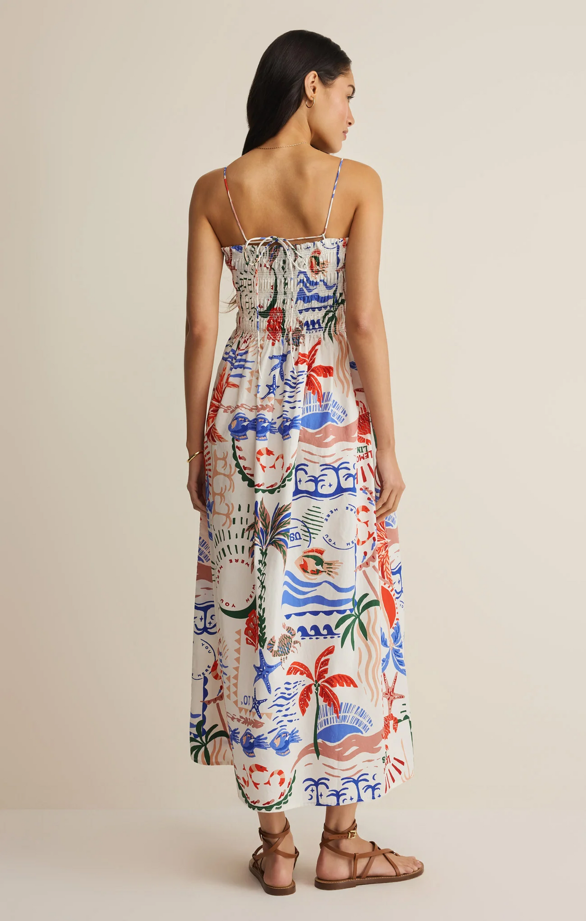 Cornelia Getaway Midi Dress Multi