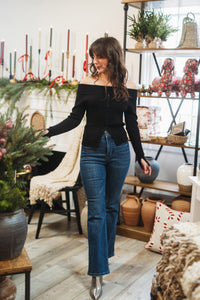 Say Something Shoulder Sweater