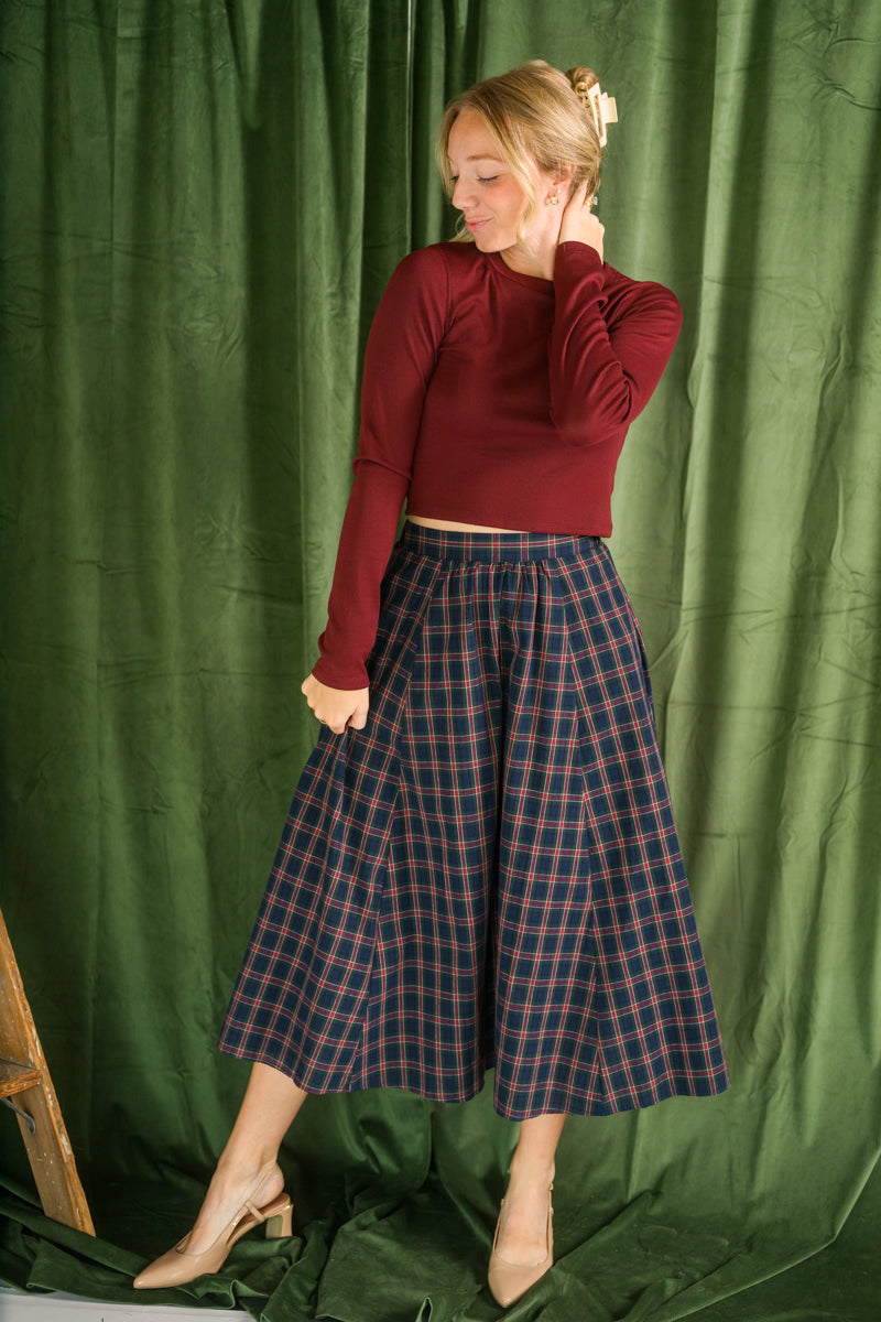 Plaid to Meet You Skirt
