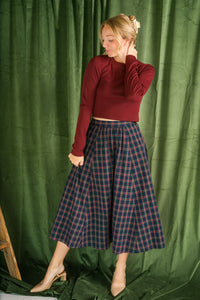 Plaid to Meet You Skirt