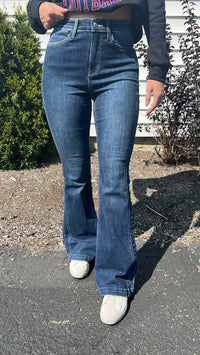 Judy Blue Angled Side Seam Flare Jean