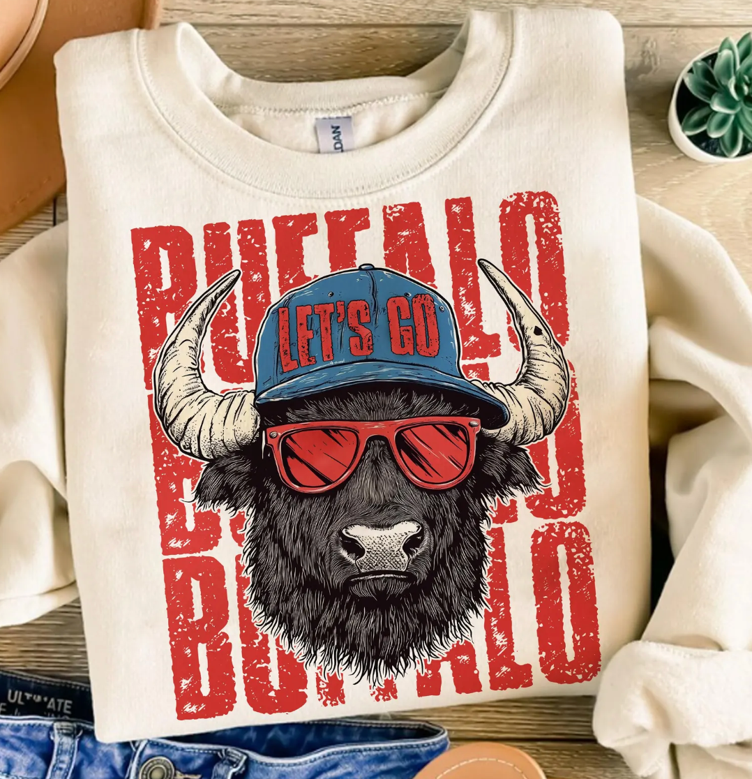 Lets Go Buffalo Crewneck Sweatshirt