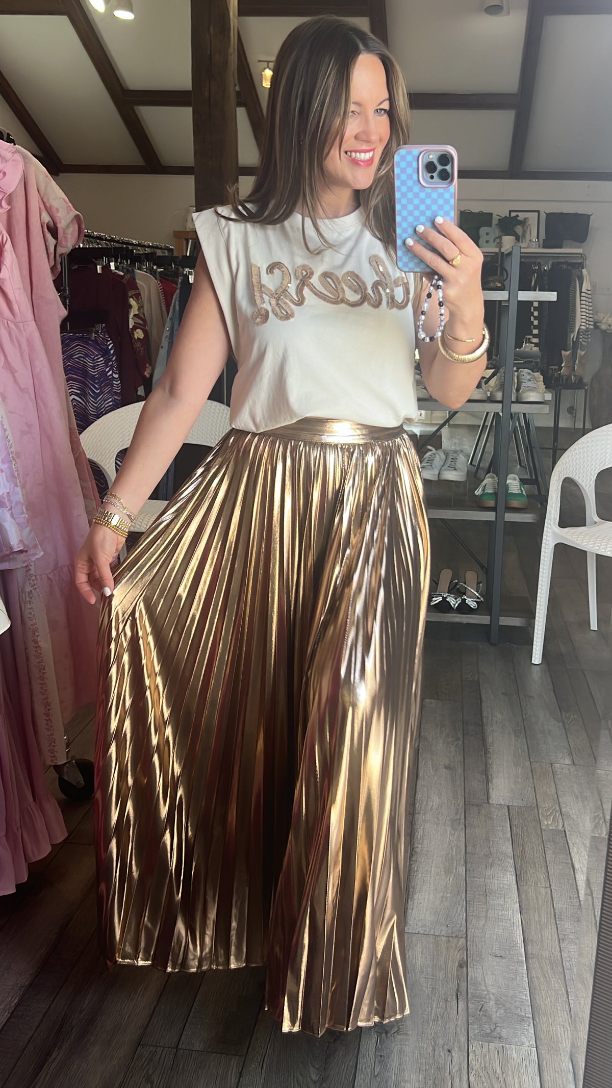 Cheers Champagne Graphic Tee