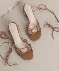 The Celia Lace Up Heel