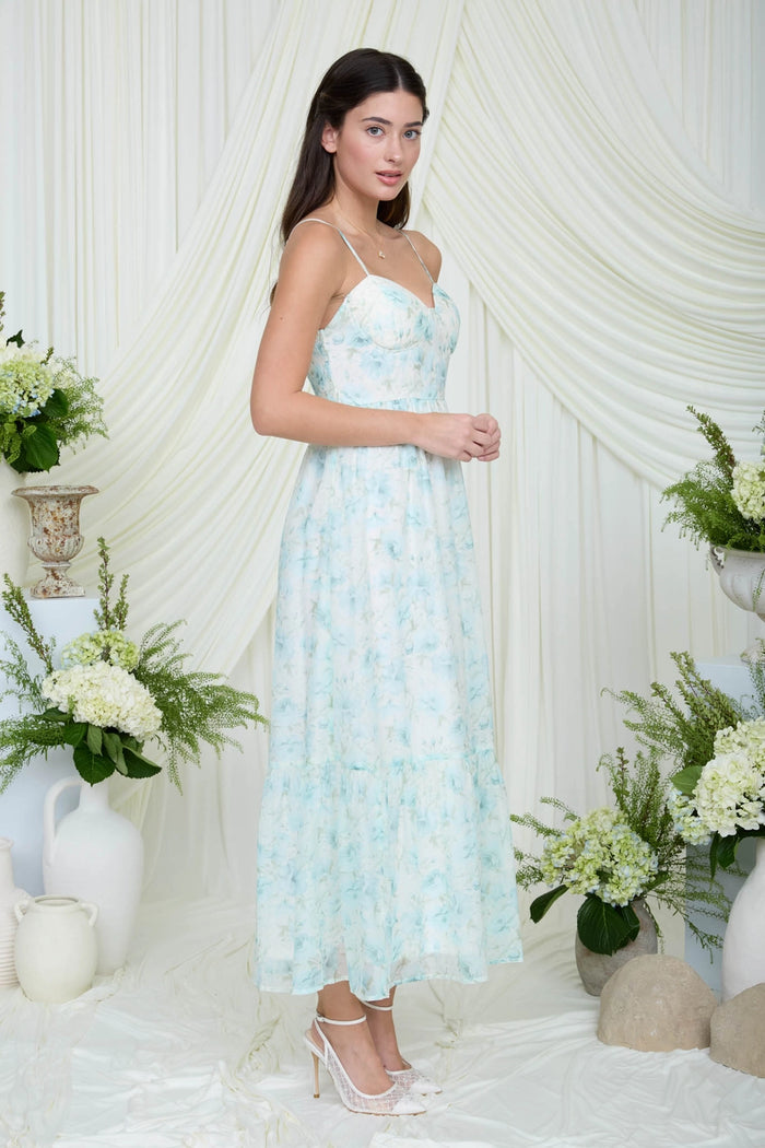 Fairycore Mint Corset Dress