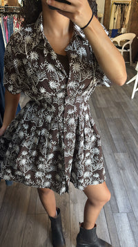 Café Floral Eyelet Dress