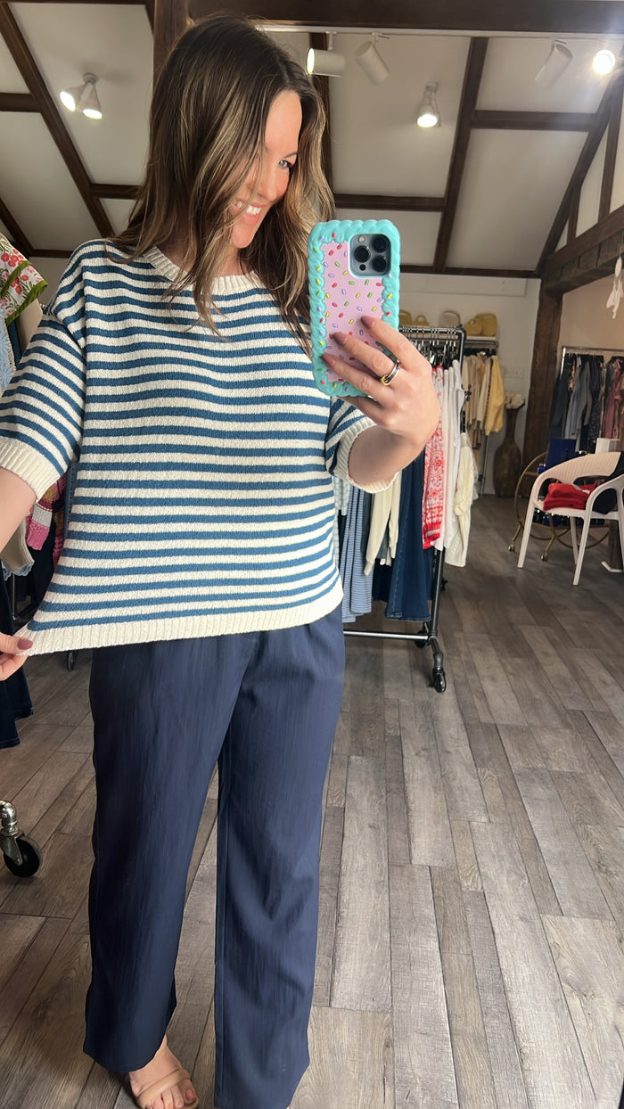 Seaside Sailor Knit Sweater