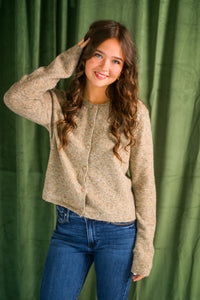 Carter Camel Cardigan
