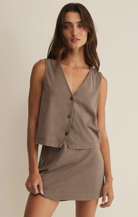 Noelle Jersey Top Perfectly Taupe