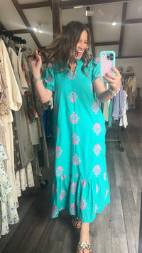 Peacock Blossom Dress