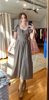 Brownie Points Check Dress