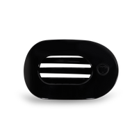Round Flat Hair Clip | Small | Jet Black