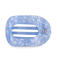 Flat Round Hair Clip | Large | Blue Lagoon