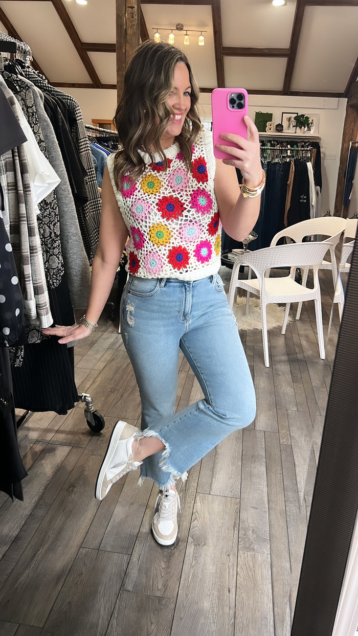 Crochet Bloom Top