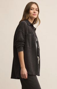 All Day Knit Denim Jacket Vintage Black