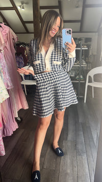 New Girl Navy Twirl Skirt