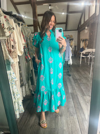 Peacock Blossom Dress