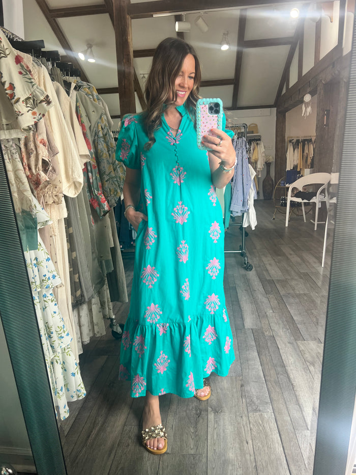 Peacock Blossom Dress