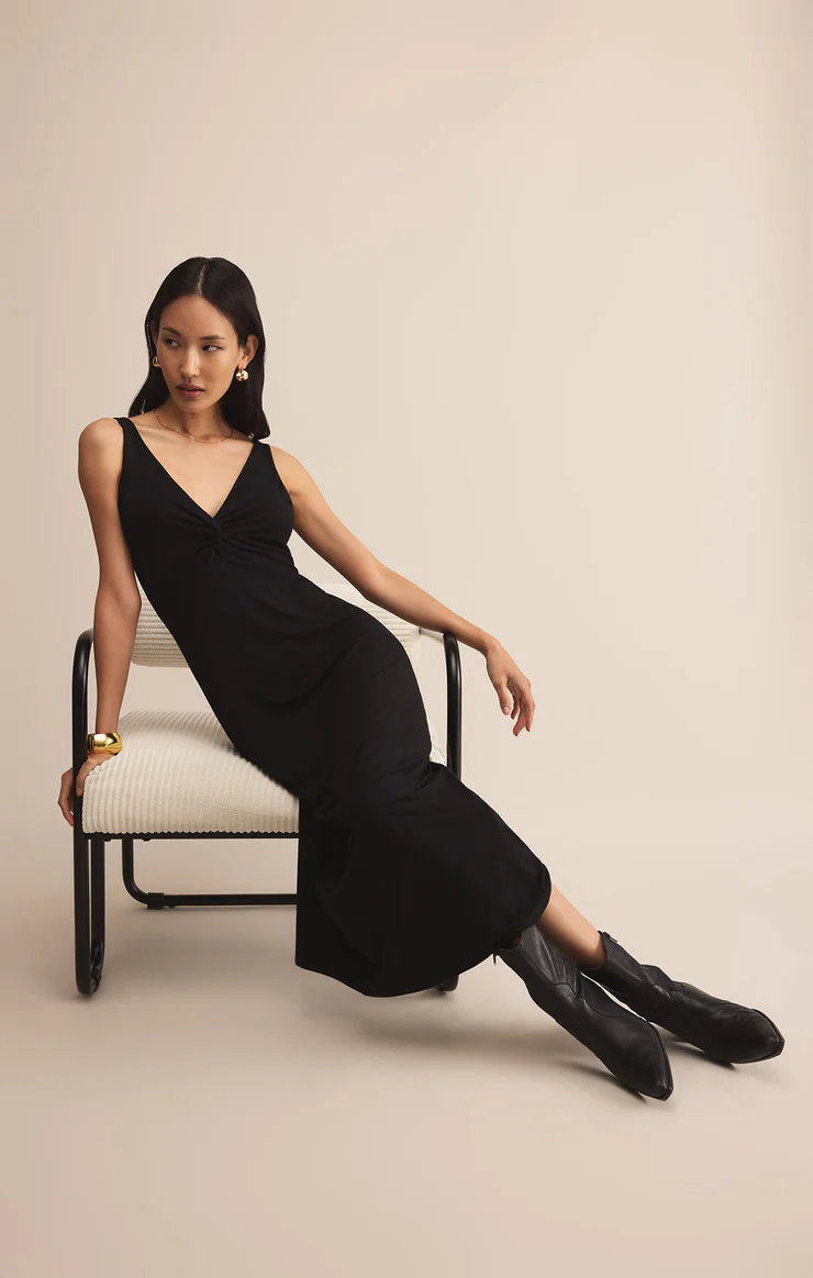 Eleve Midi Dress Black